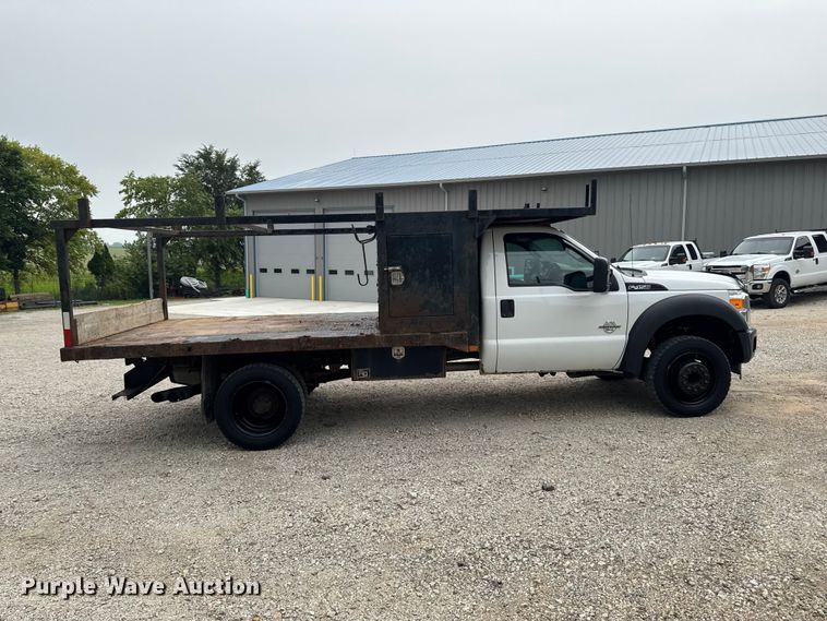 image for item FB5831 2012 Ford F450 Super Duty flatbed truck
