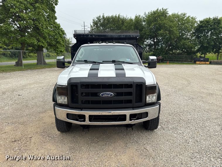 image for item FB5833 2008 Ford F450 Super Duty dump truck