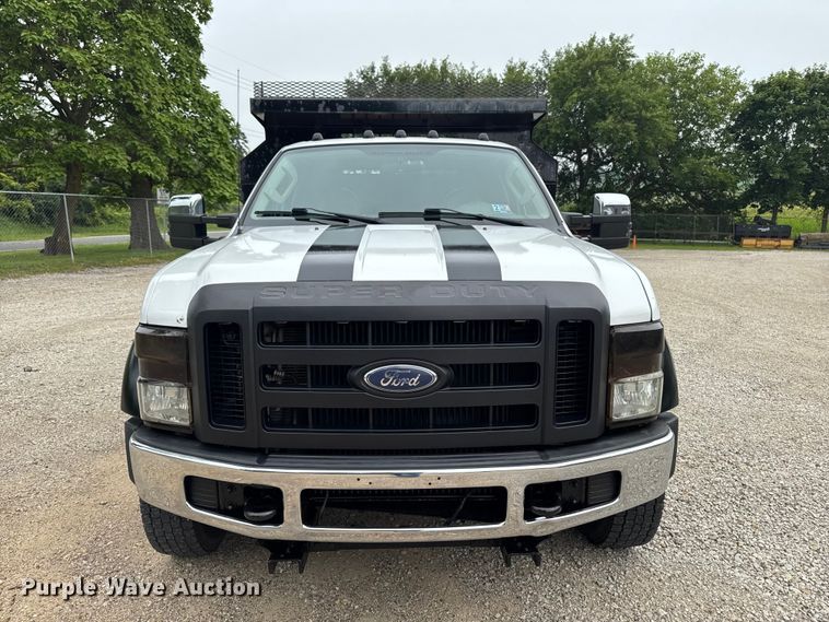 image for item FB5833 2008 Ford F450 Super Duty dump truck