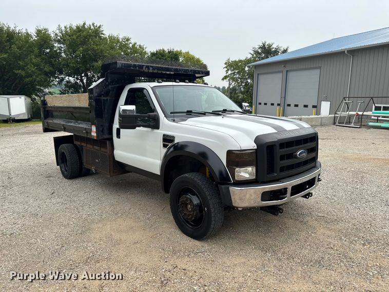 image for item FB5833 2008 Ford F450 Super Duty dump truck