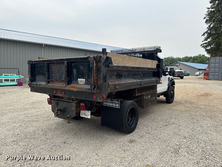 image for item FB5833 2008 Ford F450 Super Duty dump truck