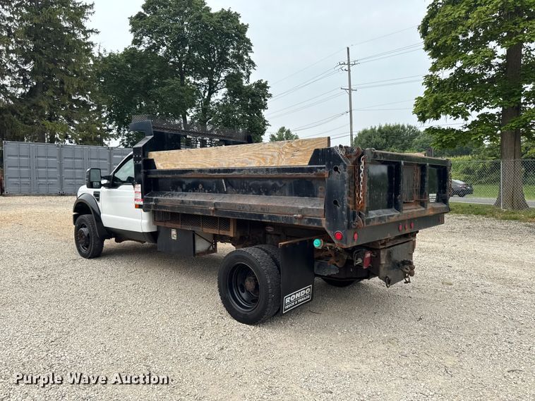 image for item FB5833 2008 Ford F450 Super Duty dump truck