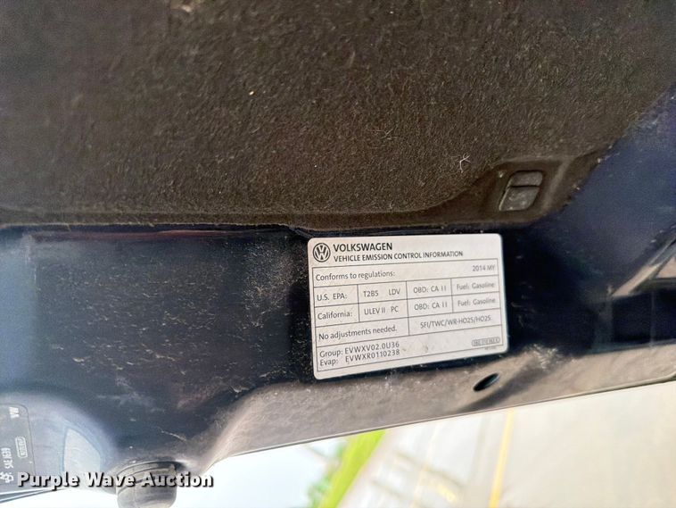 image for item FB5877 2014 Volkswagen Jetta 