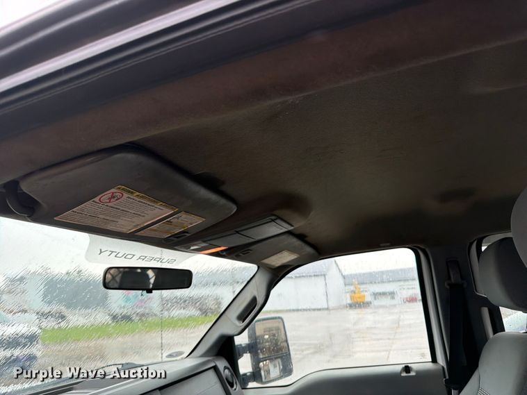 image for item FB5879 2012 Ford F450 Super Duty Crew Cab flatbed truck