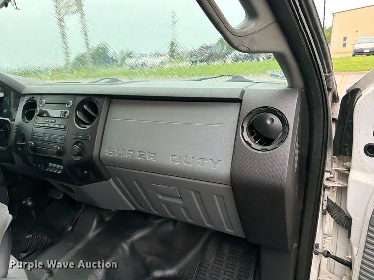 image for item FB5879 2012 Ford F450 Super Duty Crew Cab flatbed truck