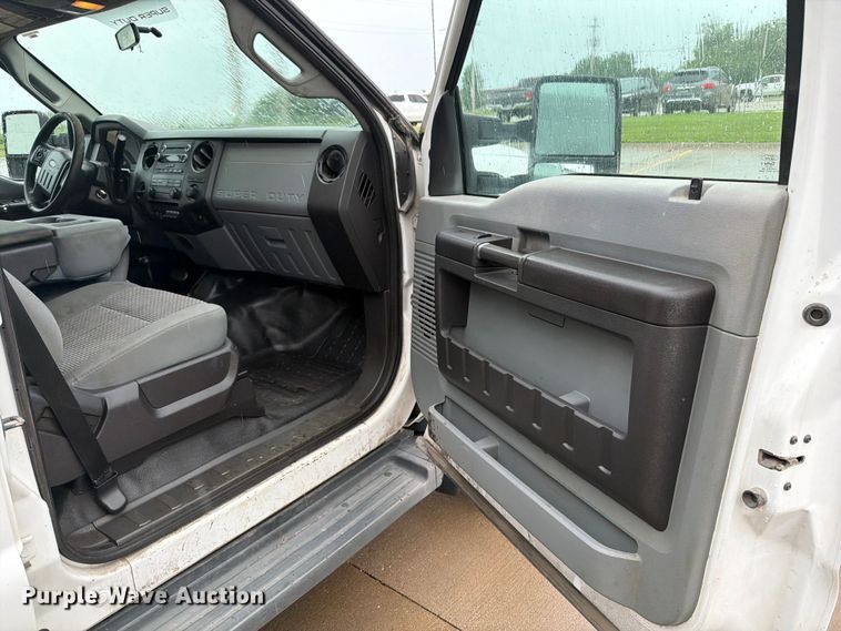 image for item FB5879 2012 Ford F450 Super Duty Crew Cab flatbed truck