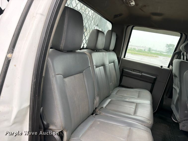image for item FB5879 2012 Ford F450 Super Duty Crew Cab flatbed truck