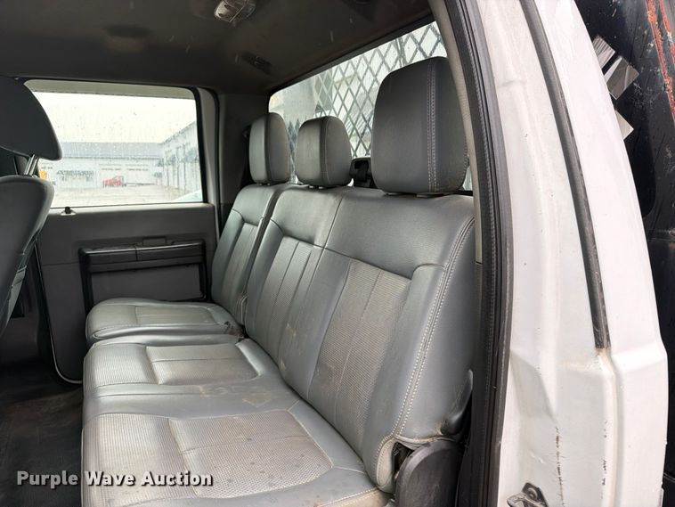 image for item FB5879 2012 Ford F450 Super Duty Crew Cab flatbed truck