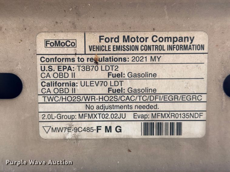 image for item FB8283 2021 Ford Edge SEL SUV
