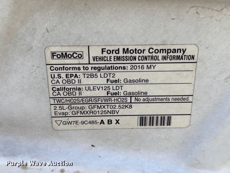 image for item FB8284 2016 Ford Transit Connect van