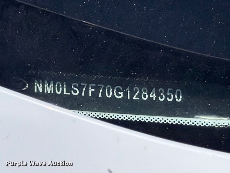 image for item FB8284 2016 Ford Transit Connect van