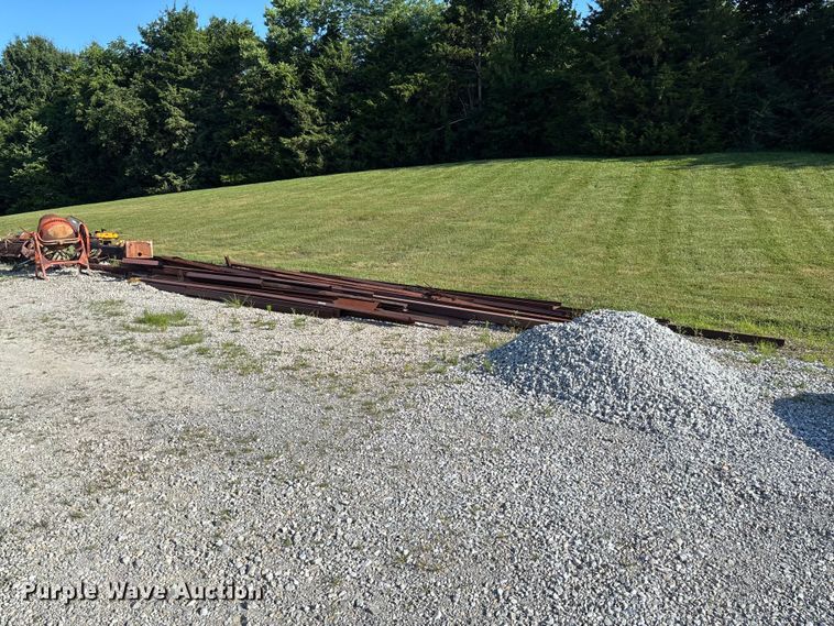 Approximately 50 steel beams