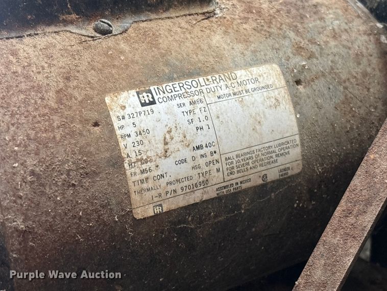 image for item FC1955 Ingersoll-Rand IR5E6VA air compressor