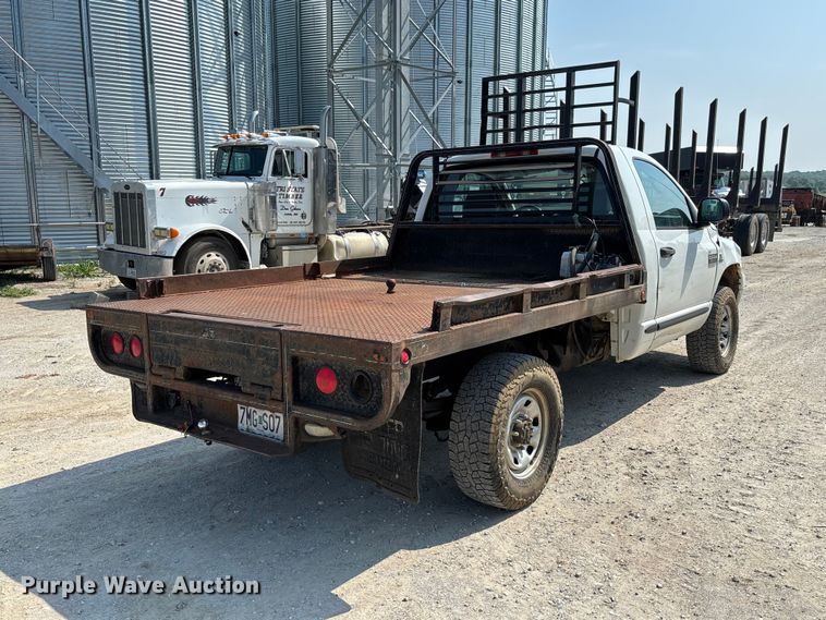 image for item FC1964 2007 Dodge Ram 2500 bale bed pickup truck