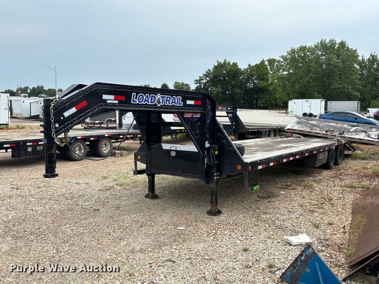 2022 Load Trail hydraulic tail equipment trailer