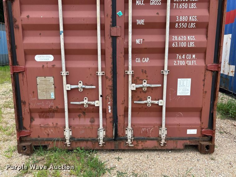 image for item FC1999 2008 CIMC shipping container