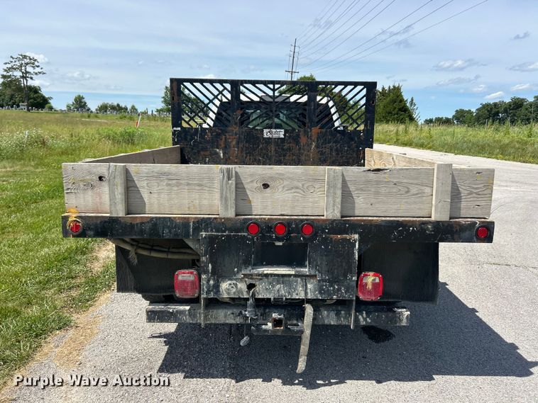 image for item FC2801 2015 RAM 3500 Heavy Duty Crew Cab flatbed pickup truck