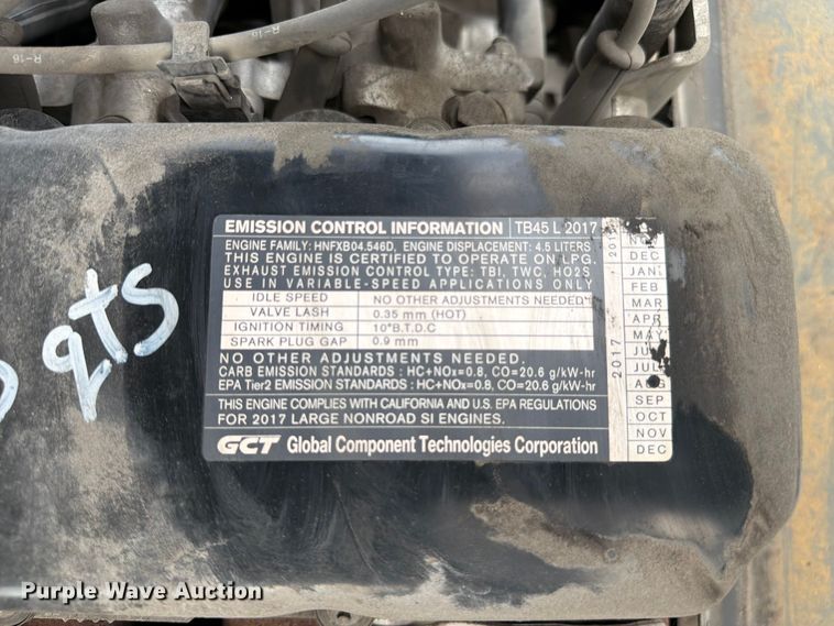 image for item FC3255 2017 UniCarriers PF80YLP forklift
