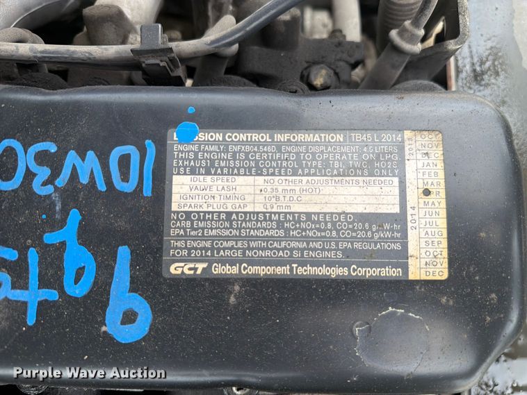 image for item FC3256 2014 Nissan PF80 forklift