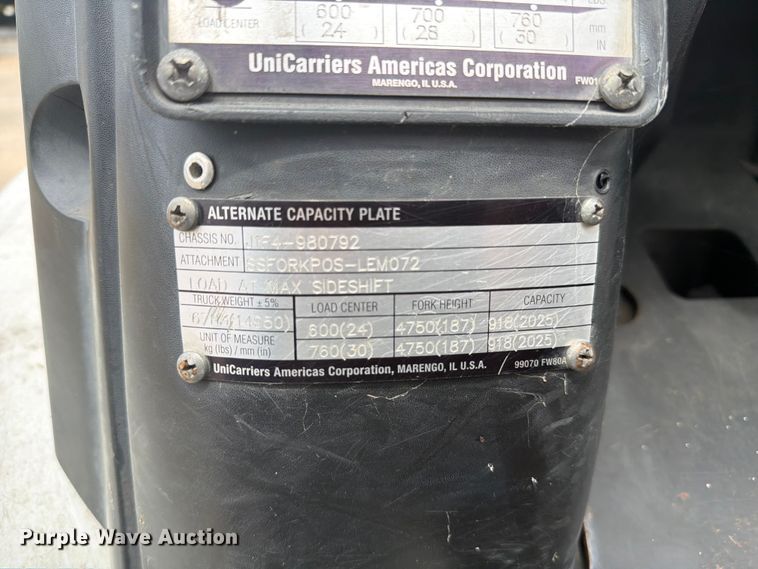 image for item FC3256 2014 Nissan PF80 forklift