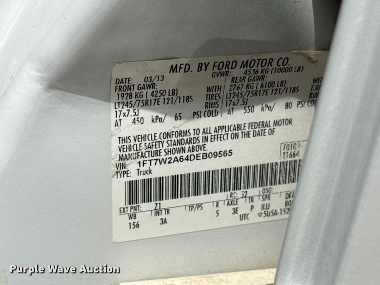 image for item FC4020 2013 Ford F250 Super Duty Crew Cab pickup truck