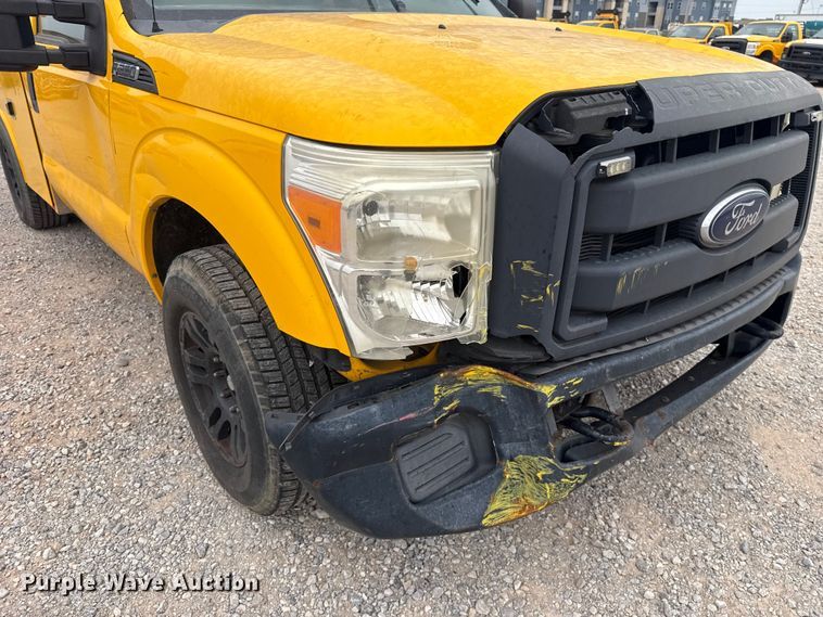 image for item FC4045 2015 Ford F350 Super Duty utility bed pickup truck