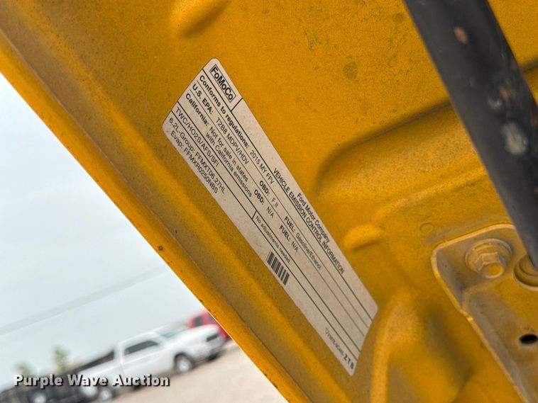 image for item FC4045 2015 Ford F350 Super Duty utility bed pickup truck