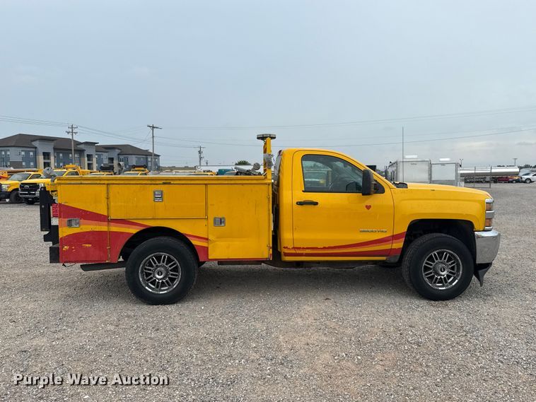 image for item FC4046 2016 Chevrolet Silverado 3500HD utility bed pickup truck