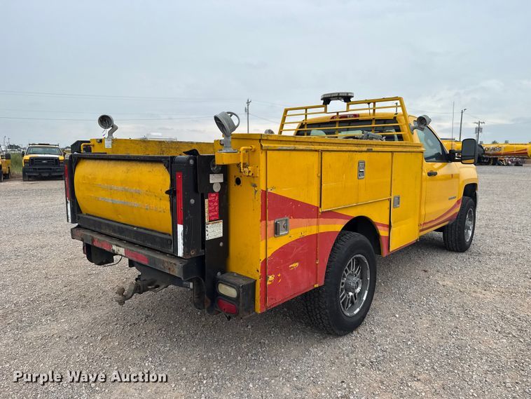image for item FC4046 2016 Chevrolet Silverado 3500HD utility bed pickup truck