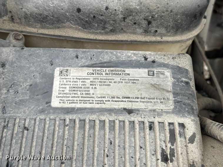 image for item FC4046 2016 Chevrolet Silverado 3500HD utility bed pickup truck