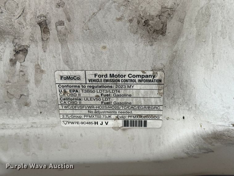 image for item FC4052 2023 Ford F150 Crew Cab pickup truck