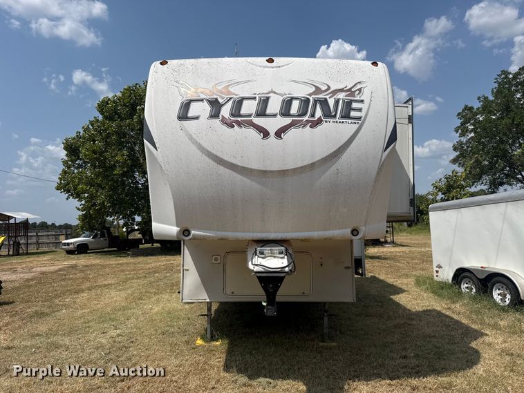 image for item FC4110 Heartland 3914 Cyclone toy hauler camper
