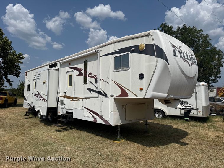 image for item FC4110 Heartland 3914 Cyclone toy hauler camper