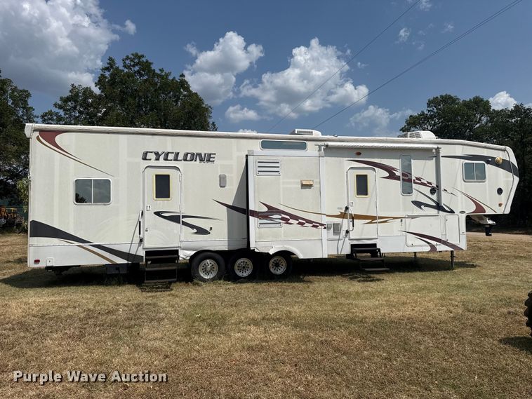 image for item FC4110 Heartland 3914 Cyclone toy hauler camper