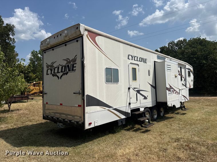 image for item FC4110 Heartland 3914 Cyclone toy hauler camper