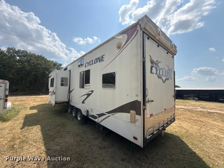 image for item FC4110 Heartland 3914 Cyclone toy hauler camper