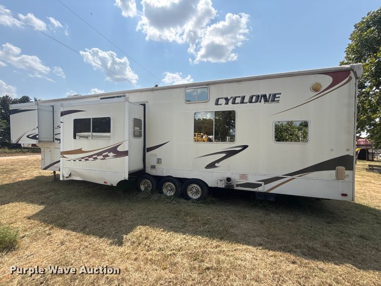 image for item FC4110 Heartland 3914 Cyclone toy hauler camper