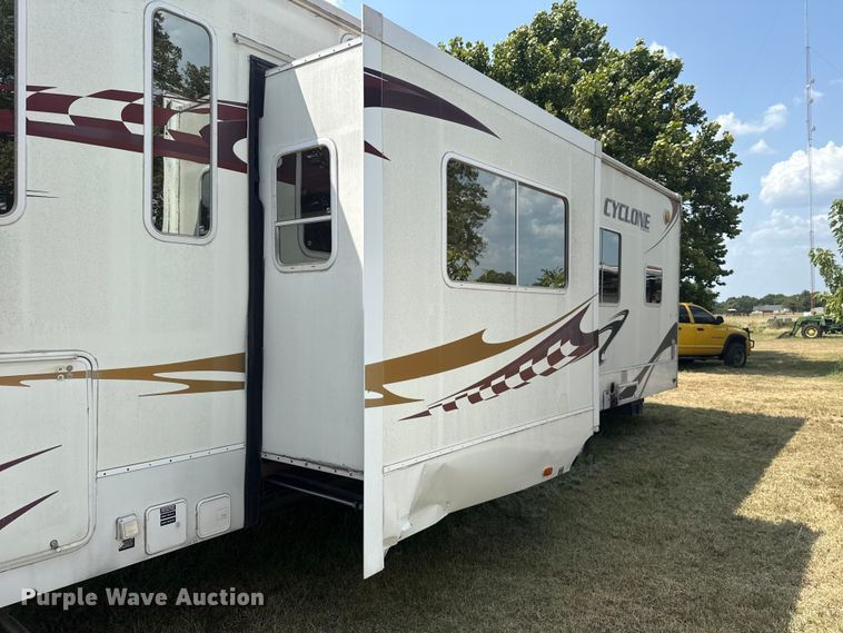 image for item FC4110 Heartland 3914 Cyclone toy hauler camper