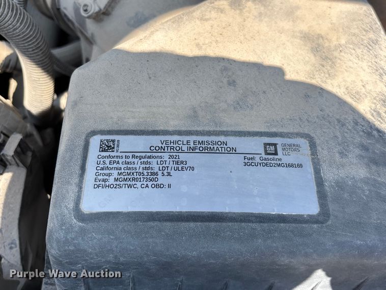 image for item FG0556 2021 Chevrolet Silverado 1500 Crew Cab pickup truck