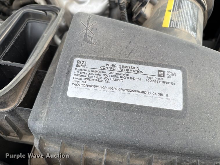 image for item FH6178 2021 GMC Sierra 3500HD dump bed pickup truck