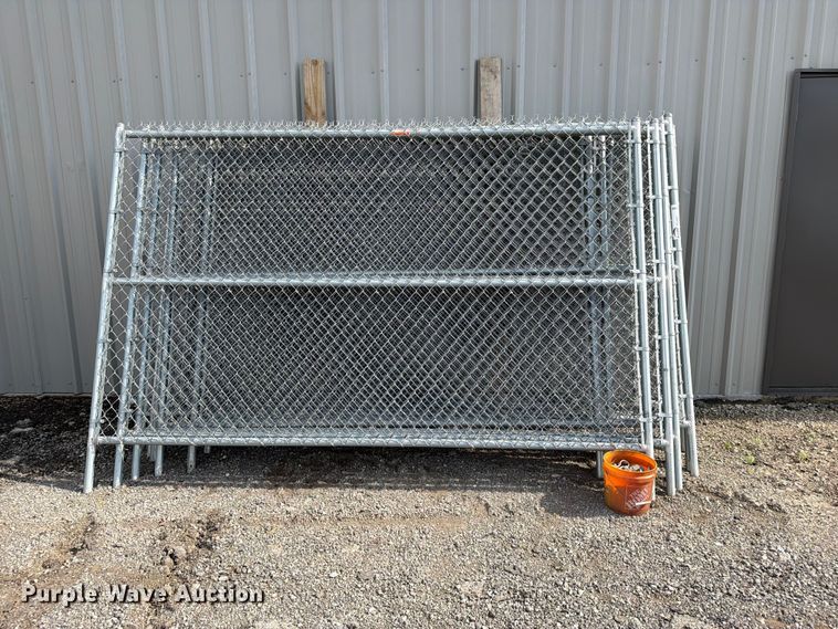 image for item FI0295 Approximately (12) chain link fence panels