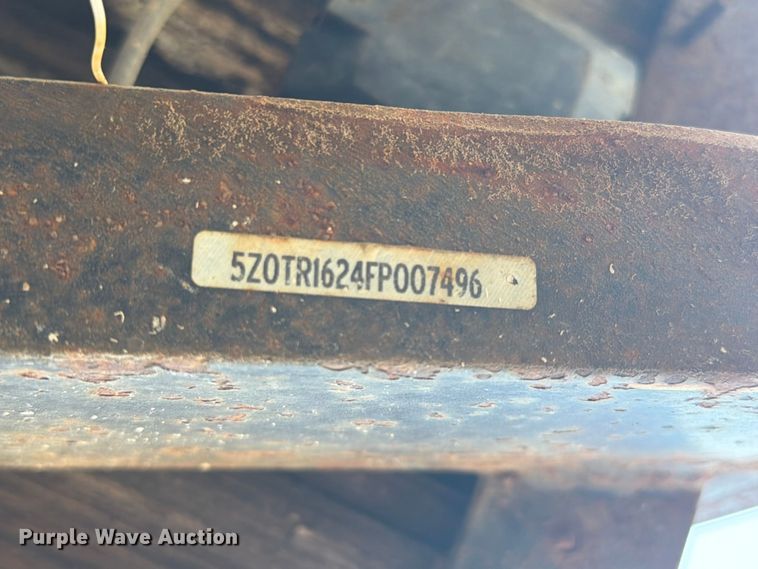 image for item FI0323 2015 Road Boss refuse trailer