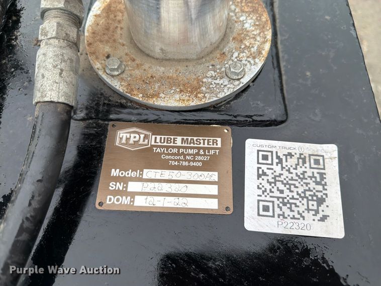image for item FK3249 2022 TPL Lube Master CTE50-300AC lube skid