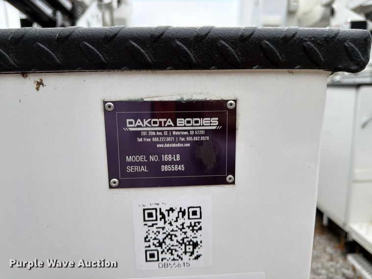 image for item FK3257 Dakota Bodies 168-LB bucket truck bed