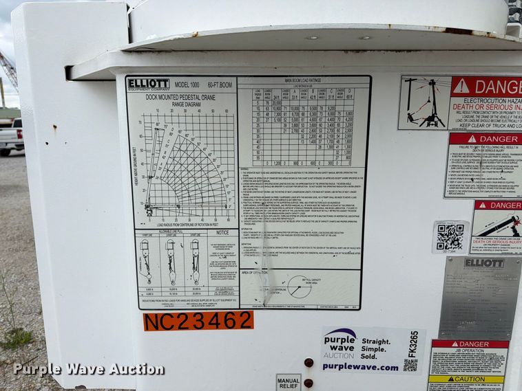 image for item FK3265 truck mounted crane