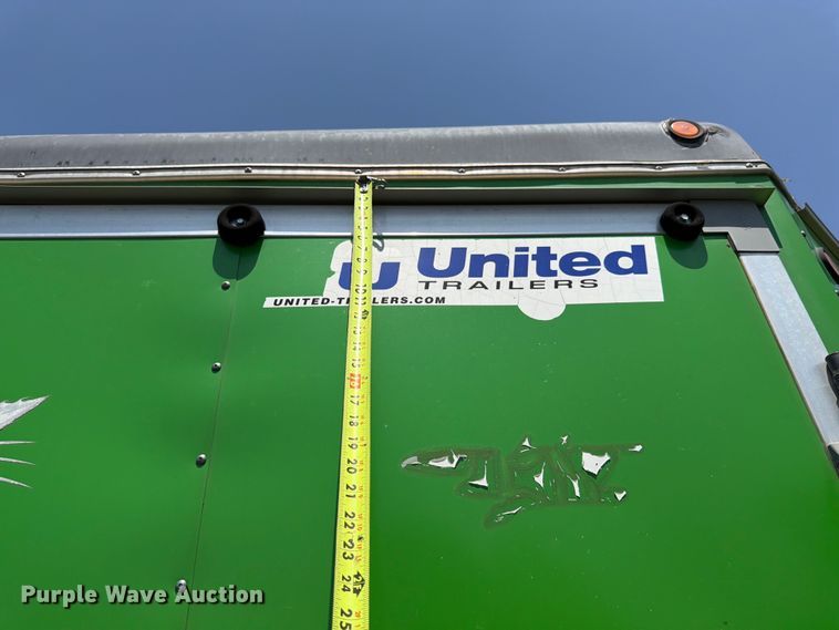 image for item FK3277 2008 United enclosed cargo trailer