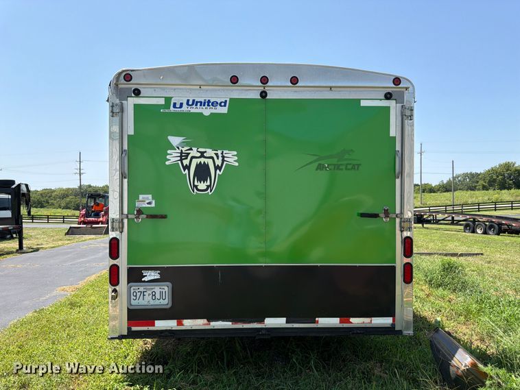 image for item FK3277 2008 United enclosed cargo trailer