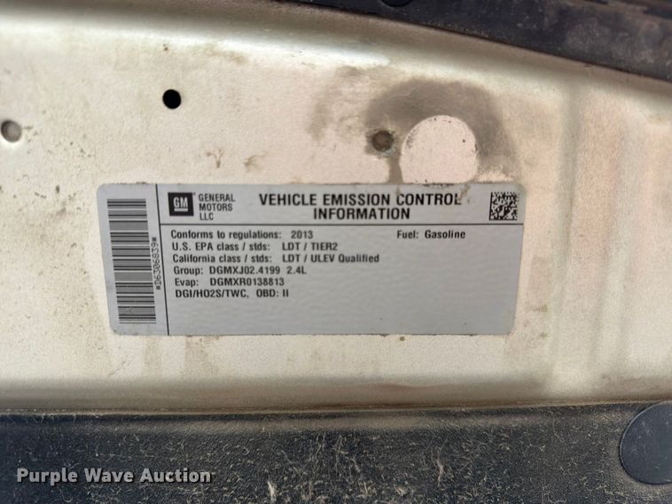 image for item FK3531 2013 Chevrolet Equinox SUV