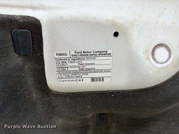 image for item FK3532 2018 Ford Escape SUV