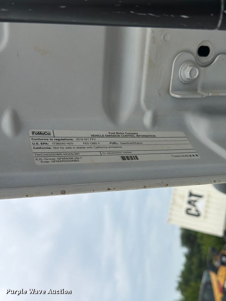 image for item FK3534 2016 Ford F250 Super Duty XL  Ext. Cab pickup truck